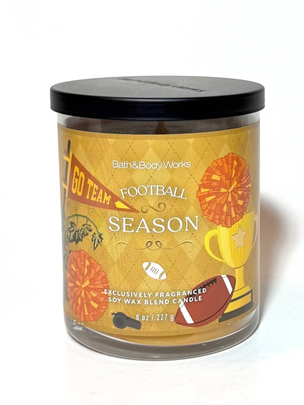 FOOTBALL SEASON Single Wick Candle